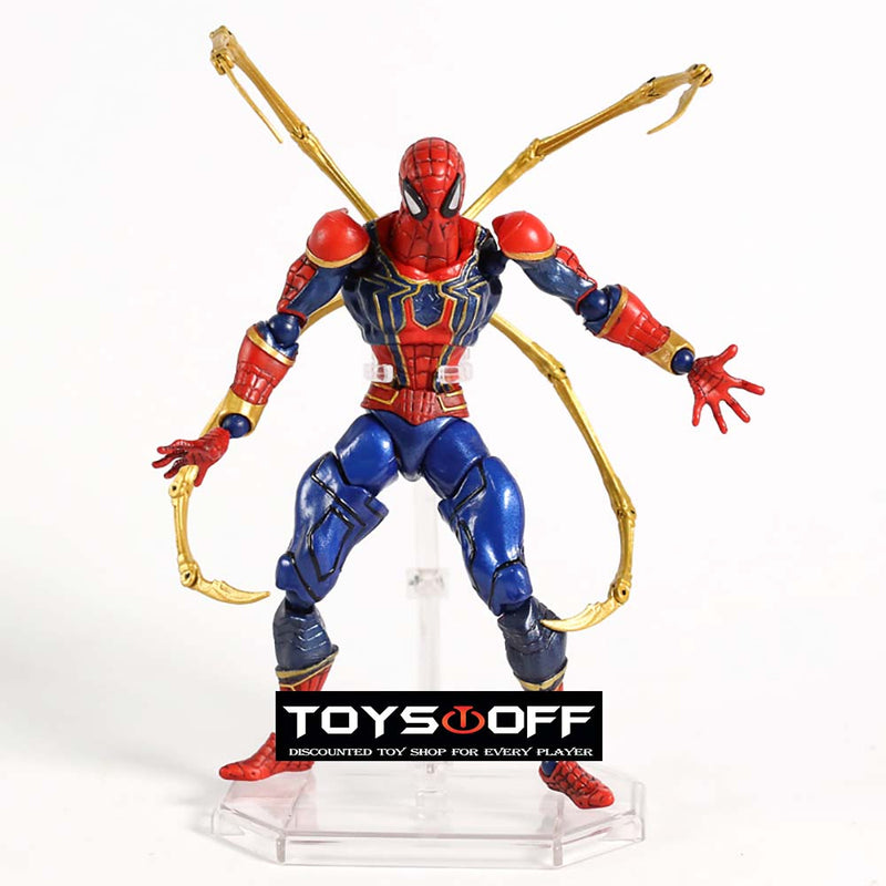 Avengers Yamaguchi Iron Spiderman Action Figure Joints Movable Toy 17cm