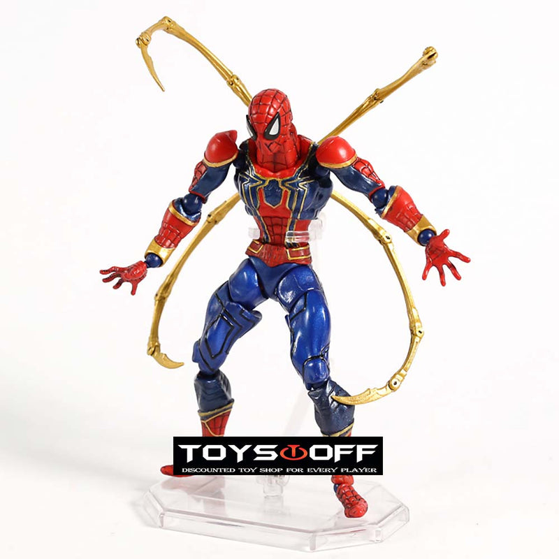 Avengers Yamaguchi Iron Spiderman Action Figure Joints Movable Toy 17cm