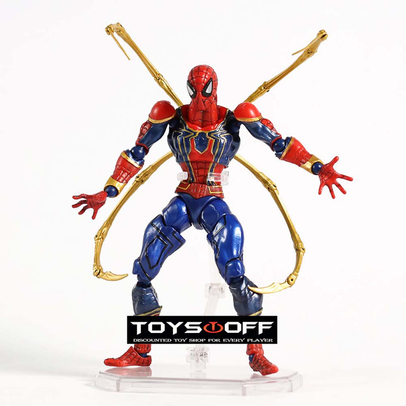 Avengers Yamaguchi Iron Spiderman Action Figure Joints Movable Toy 17cm