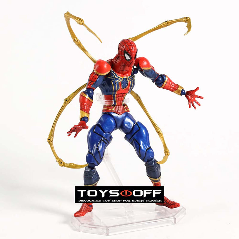 Avengers Yamaguchi Iron Spiderman Action Figure Joints Movable Toy 17cm