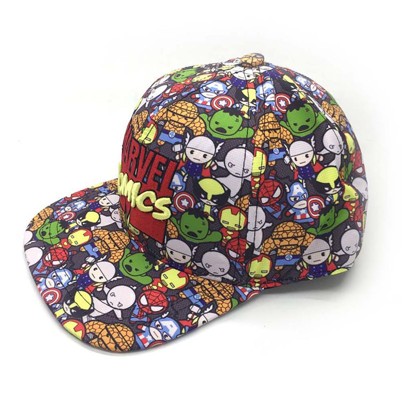 Marvel Comics The Avengers Fashion Baseball Cap Cartoon Street Hip Hop Hat - Toysoff.com