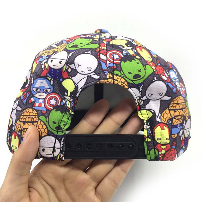 Marvel Comics The Avengers Fashion Baseball Cap Cartoon Street Hip Hop Hat - Toysoff.com