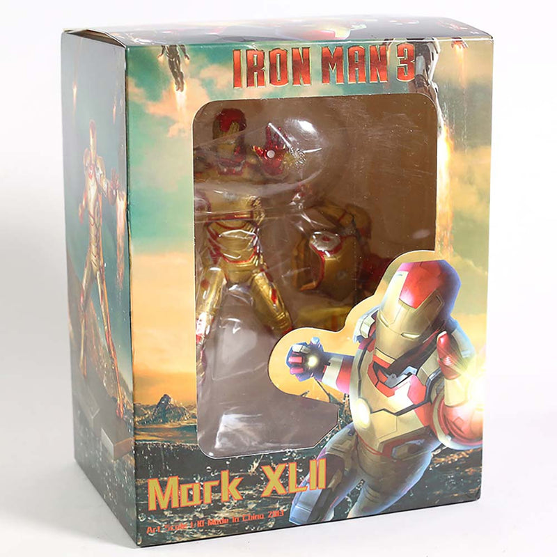 Iron Man 3 MK42 Action Figure Collectible Model Toy 20cm