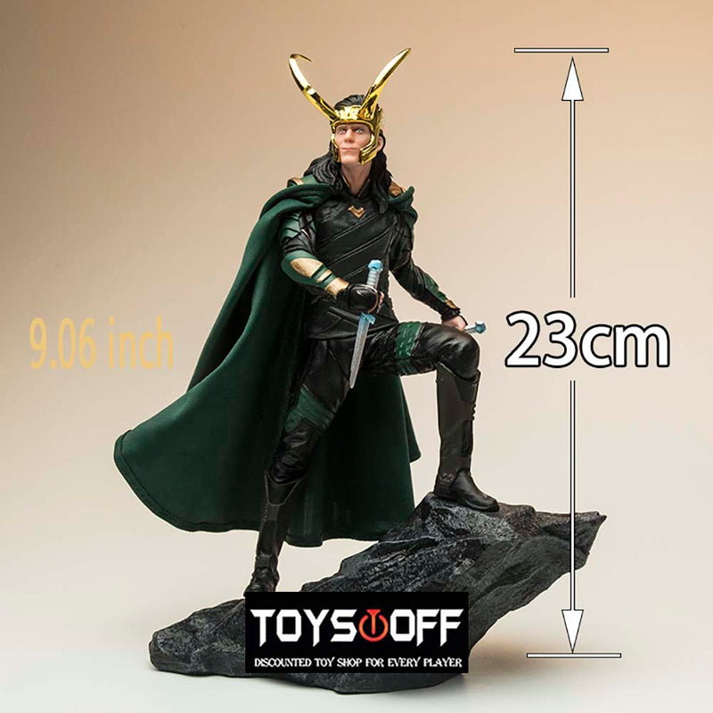 Iron Studios Thor 3 Ragnarok Loki Action Figure Toy 23cm