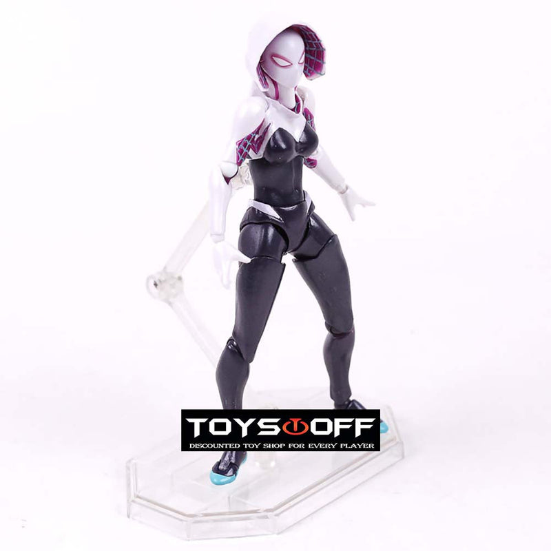 Revoltech Spiderman Gwen Action Figure Collection Model Toy 16cm