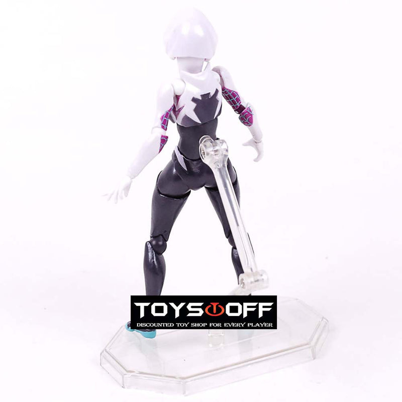 Revoltech Spiderman Gwen Action Figure Collection Model Toy 16cm