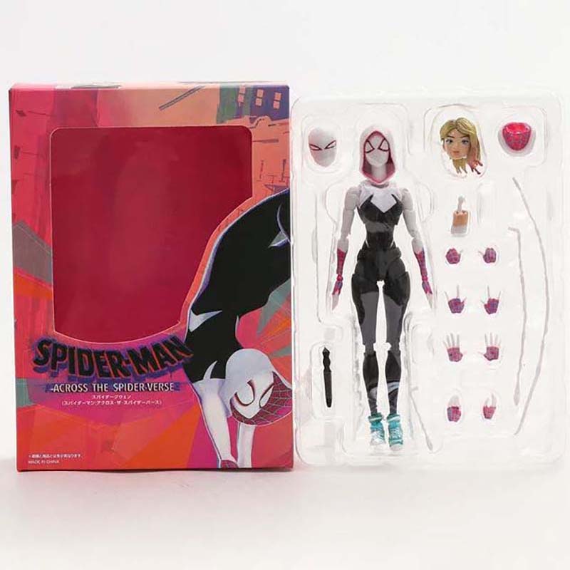 Revoltech Spiderman Gwen Action Figure Toy 15cm