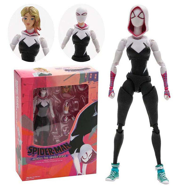 Revoltech Spiderman Gwen Action Figure Toy 15cm