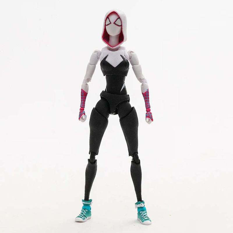 Revoltech Spiderman Gwen Action Figure Toy 15cm