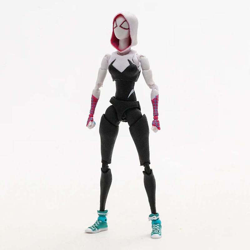 Revoltech Spiderman Gwen Action Figure Toy 15cm