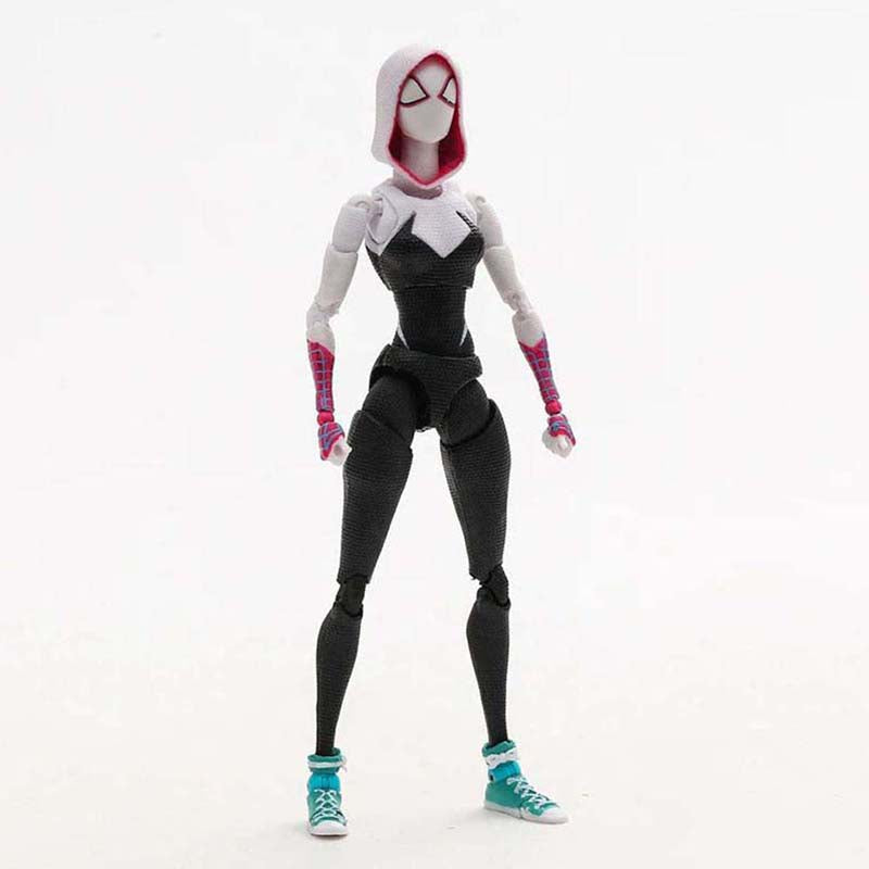 Revoltech Spiderman Gwen Action Figure Toy 15cm