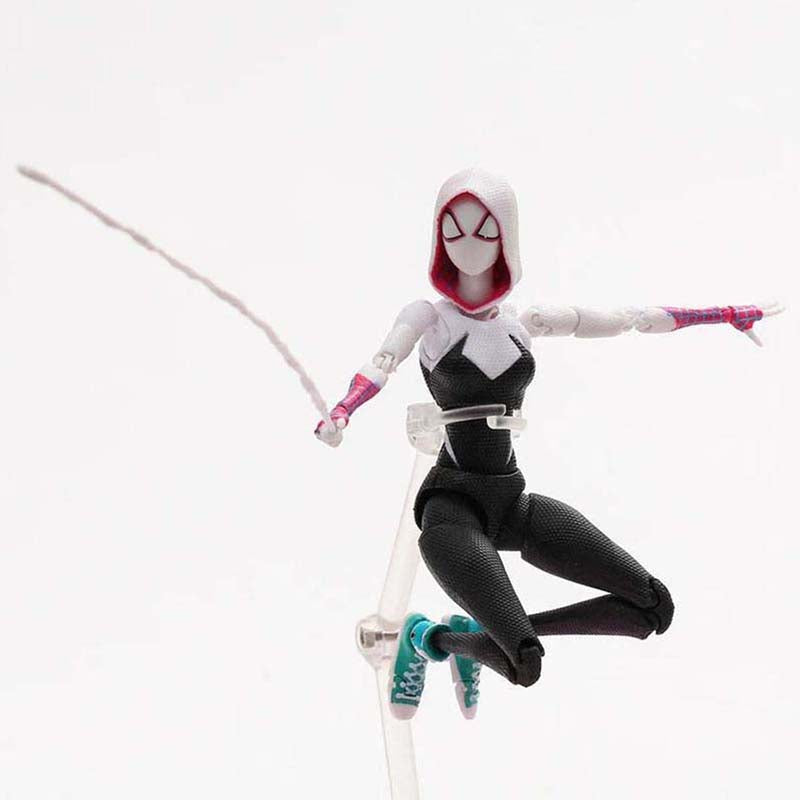 Revoltech Spiderman Gwen Action Figure Toy 15cm