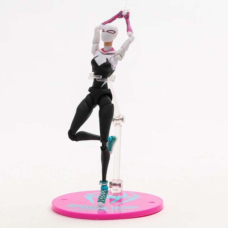 Revoltech Spiderman Gwen Action Figure Toy 15cm