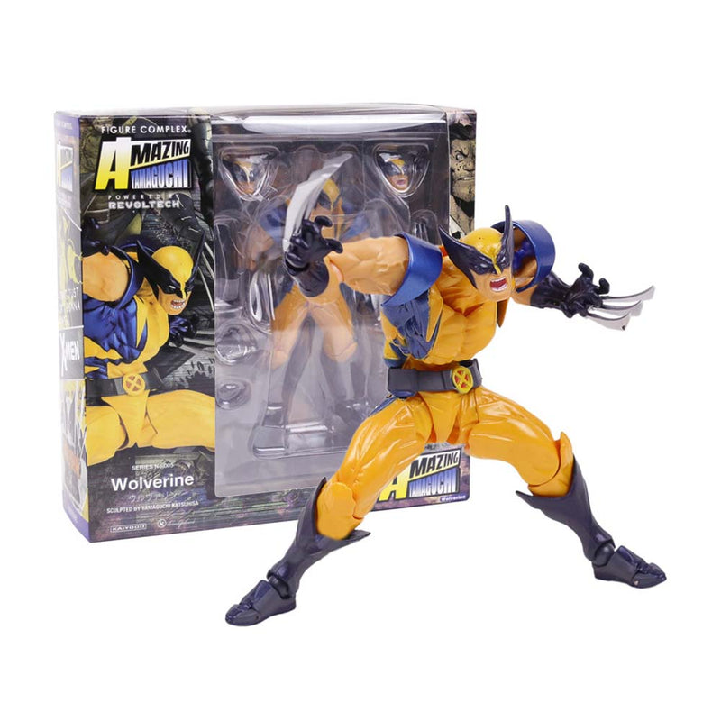 Superhero Amazing Yamaguchi X-Men Wolverine Action Figure Collectible Model