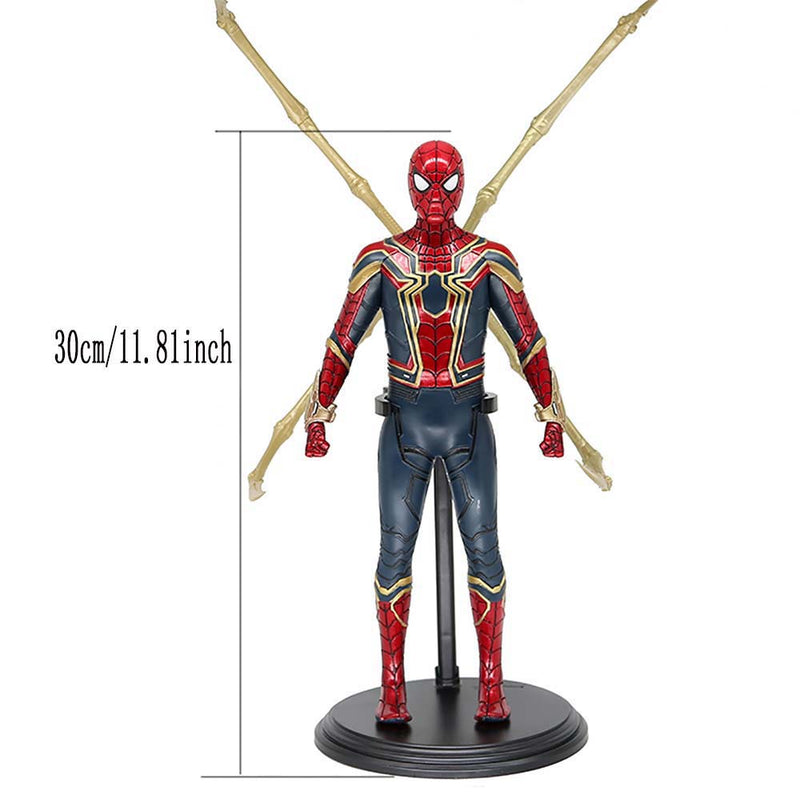 Superhero Avengers Iron Spider Man Action Figure 30cm