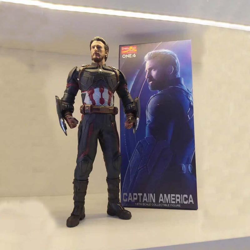 Superhero Captain America Action Figure Avengers Endgame Collectible Model