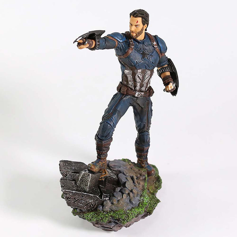 Superhero Captain America Action Figure Model Toy 21cm