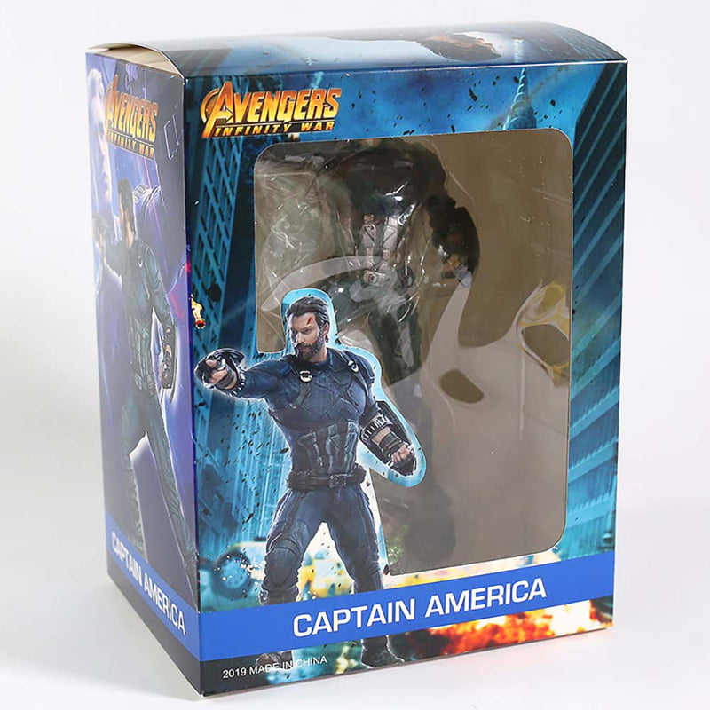 Superhero Captain America Action Figure Model Toy 21cm