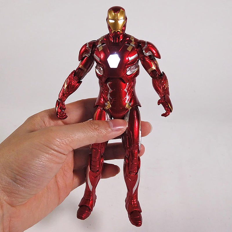 Superhero Civil War Iron Man MK46 Action Figure Toy 18cm