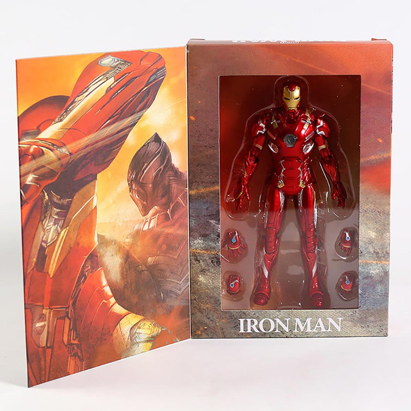 Superhero Civil War Iron Man MK46 Action Figure Toy 18cm