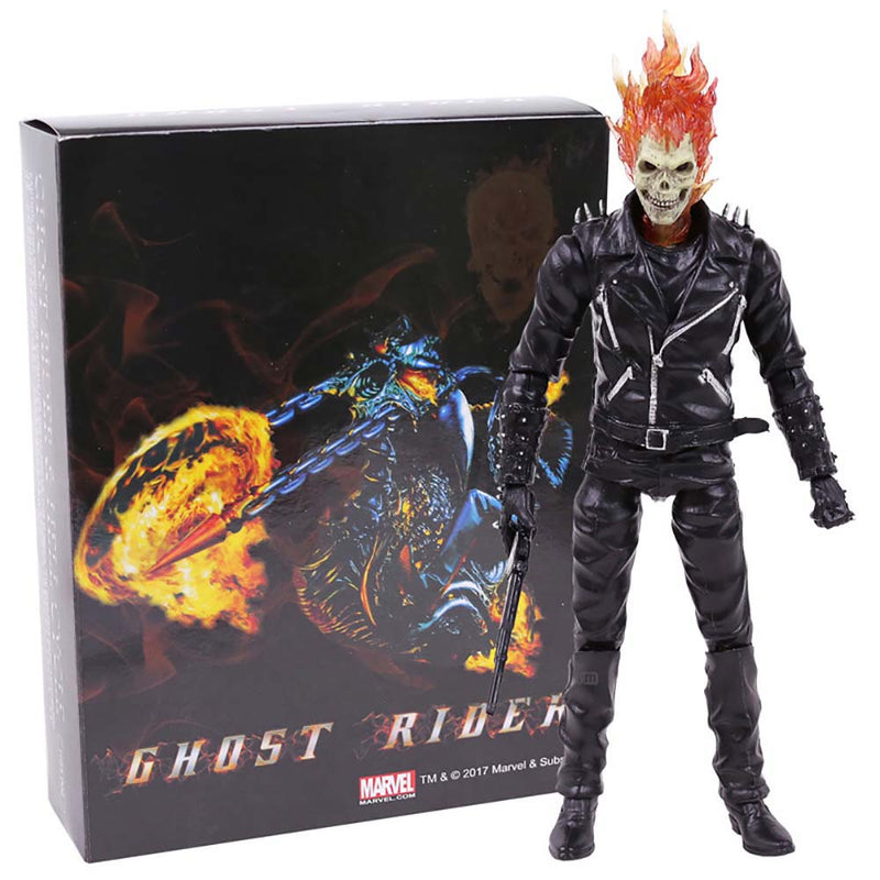 Superhero Ghost Rider Johnny Blaze Action Figure Toy 26cm