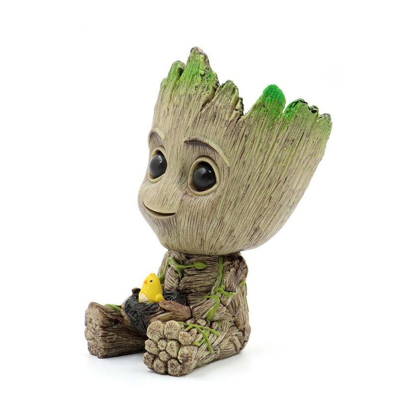 Superhero Groot Flower Pot Living Room Office Creative Model