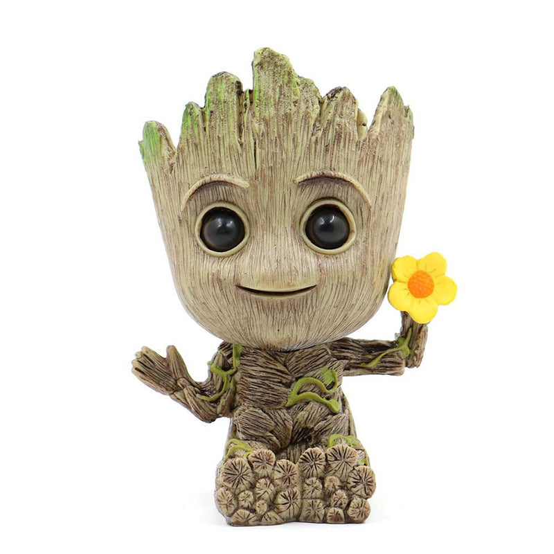 Superhero Groot Flower Pot Living Room Office Creative Model