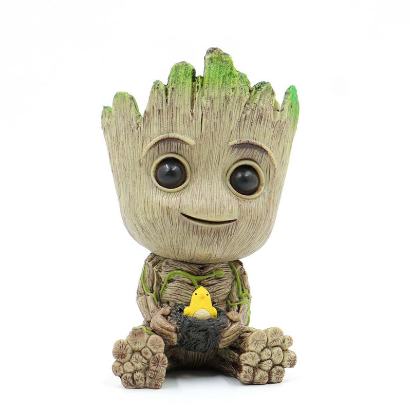 Superhero Groot Flower Pot Living Room Office Creative Model