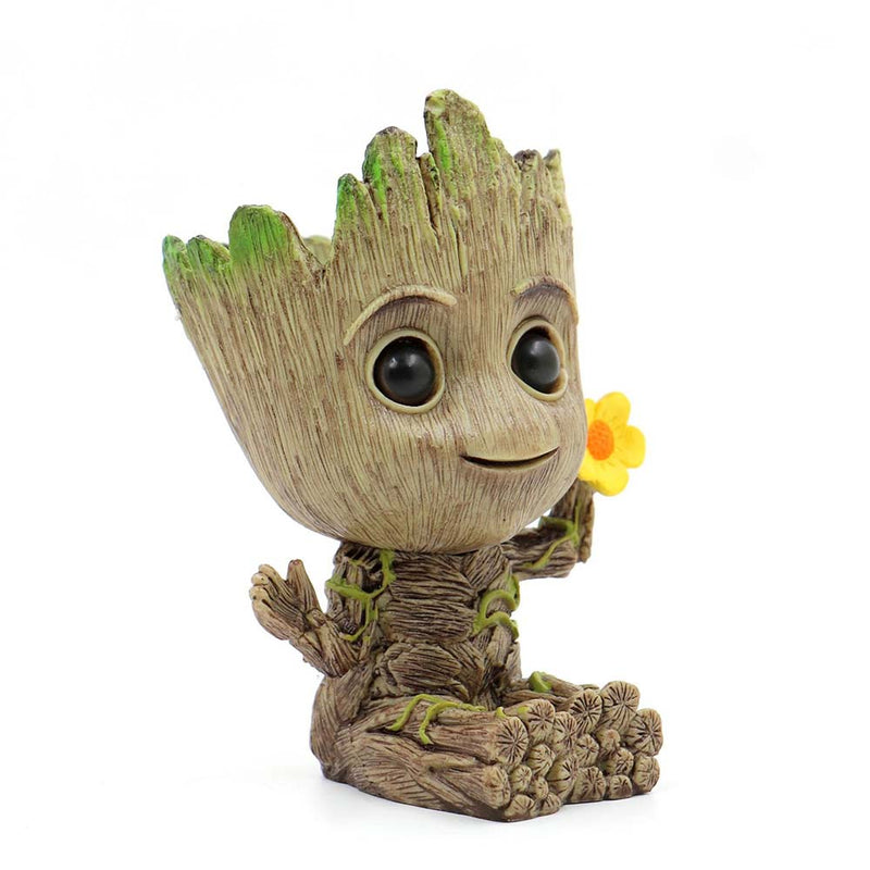 Superhero Groot Flower Pot Living Room Office Creative Model