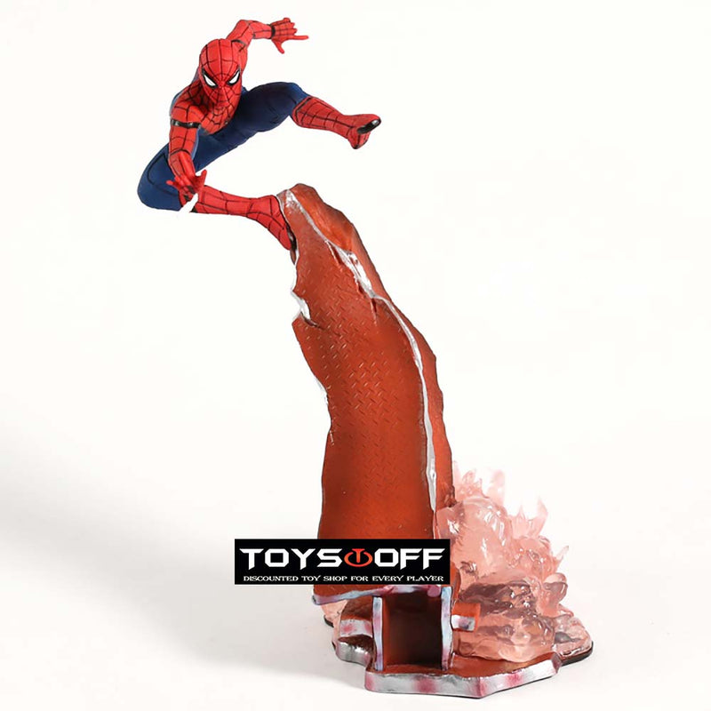 Superhero Homecoming Spiderman Statue Action Figure Toy 24cm