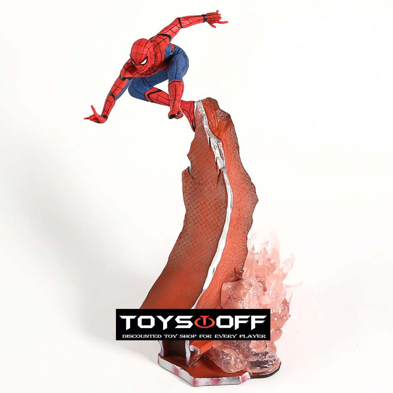 Superhero Homecoming Spiderman Statue Action Figure Toy 24cm