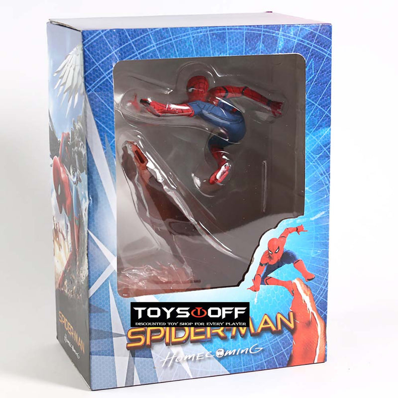 Superhero Homecoming Spiderman Statue Action Figure Toy 24cm