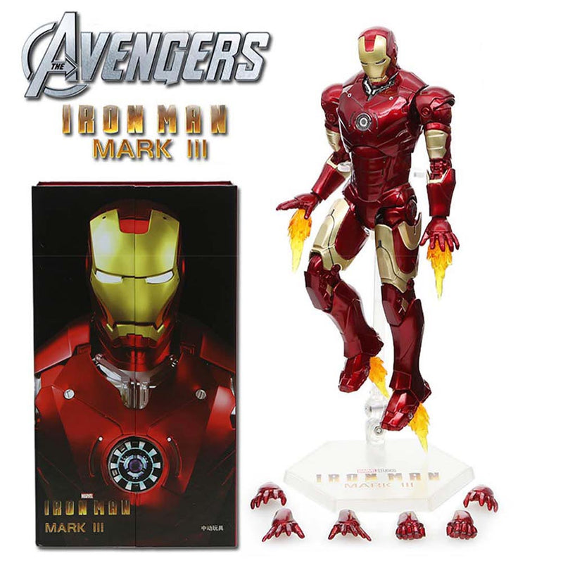 Superhero Iron Man MK3 Action Figure Collectable Model 18cm