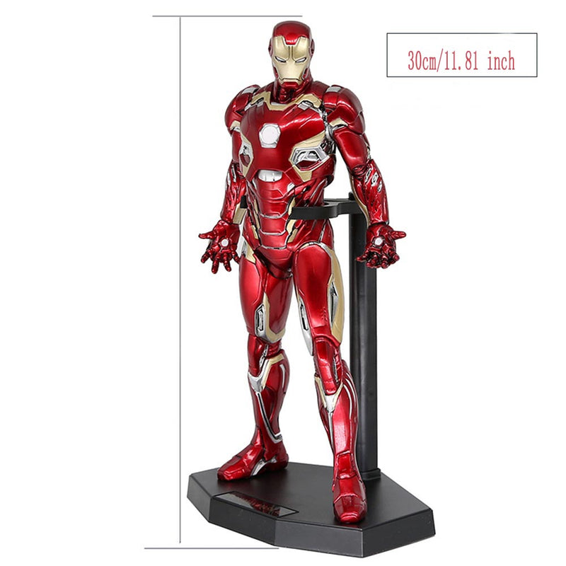 Superhero Iron Man MK45 Action Figure Model Toy 30cm