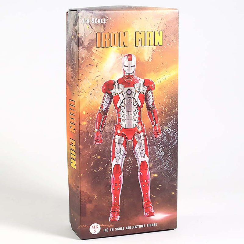 Superhero Iron Man MK5 Action Figure Collectible Model Toy