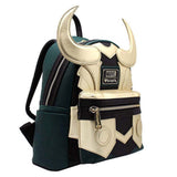 Marvel Supervillain Hero Loki PU Leather Casual Travel Outdoor Backpack Christmas Gift - Toysoff.com