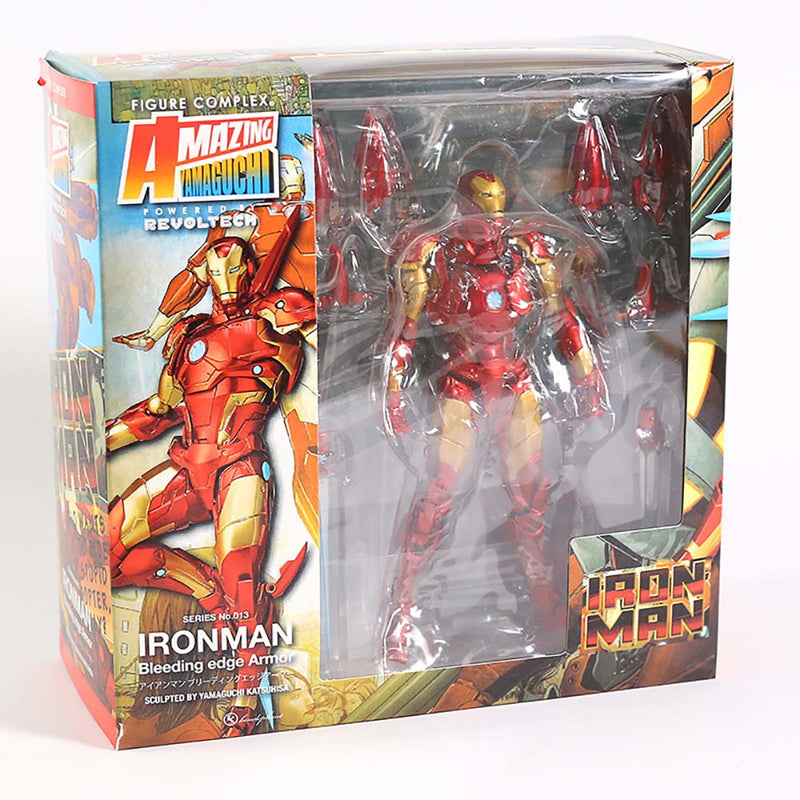 Yamaguchi Iron Man MK37 Bleeding Edge Armor Action Figure Toy 16cm