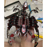 Mechanical Sense Red Devil Battle Scorpion 3D Model Metal Puzzle DIY Toy - Toysoff.com