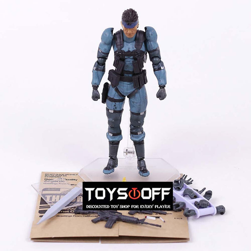 Metal Gear Solid 2 Figma 243 Snake Action Figure Toy 16cm