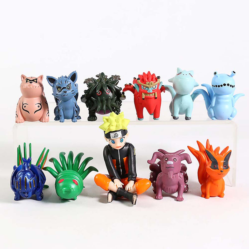 Mini Child Uzumaki Naruto Bijuu Kyuubi Kurama Gaara Shukaku Utakata Action Figure