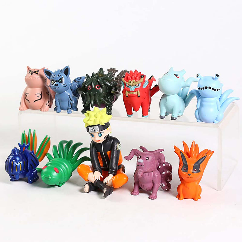 Mini Child Uzumaki Naruto Bijuu Kyuubi Kurama Gaara Shukaku Utakata Action Figure