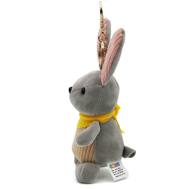 Mini Rabbit Plush Keychain Fashion Knapsack Pendant Cartoon Cute Gift