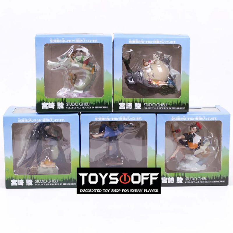 Miyazaki Hayao Classic Animation Action Figure Collectible Model Toy 5pcs