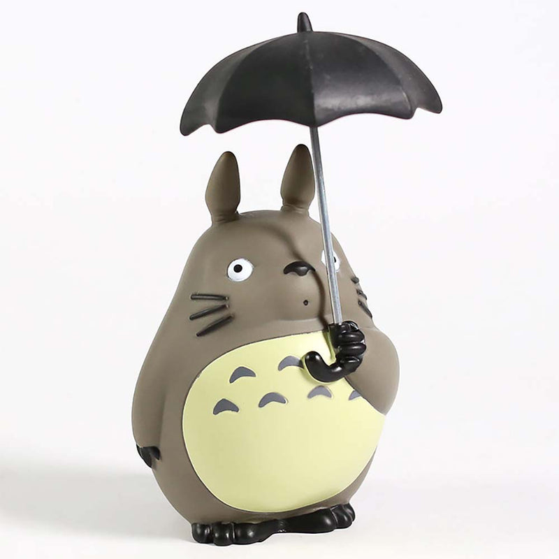 Miyazaki Hayao My Neighbor Totoro With Umbrella Collectible Model Toy 15CM - Toysoff.com