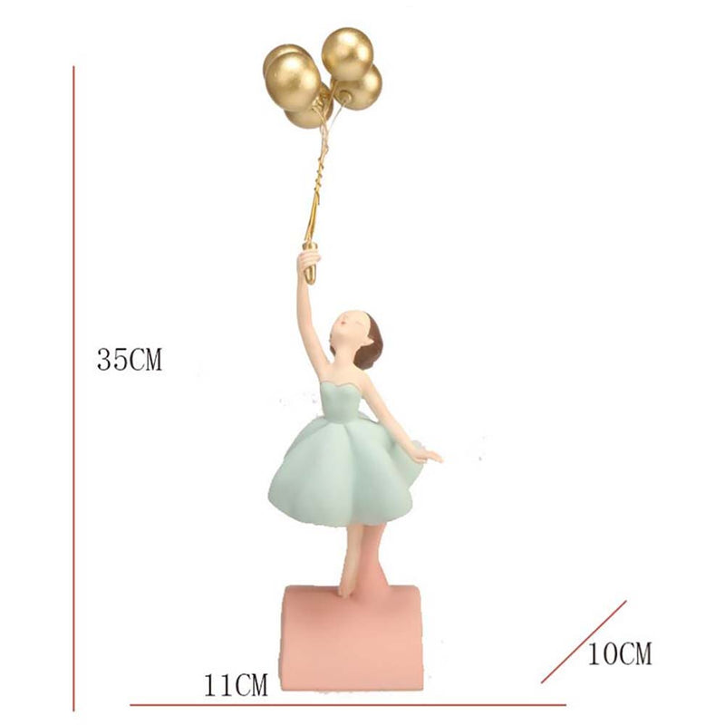 Modern Style Creative Life Ornament Balloon Girl Room Desktop Art Gift