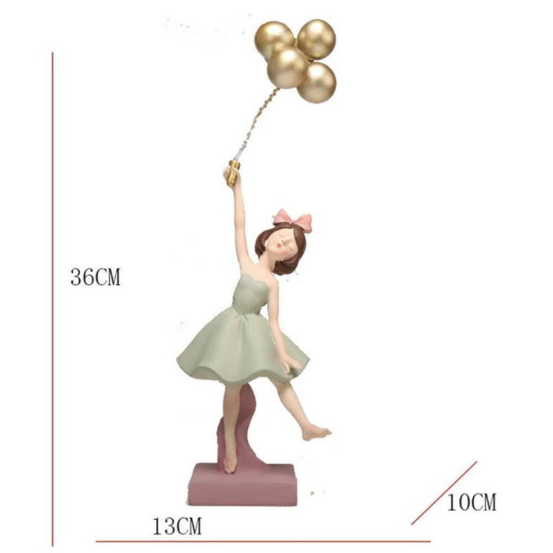 Modern Style Creative Life Ornament Balloon Girl Room Desktop Art Gift