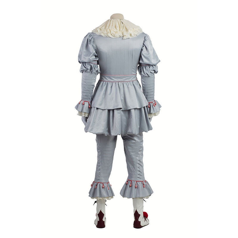 Movie Stephen King s It Cosplay Costume Clown Costume Halloween Carnival Suit