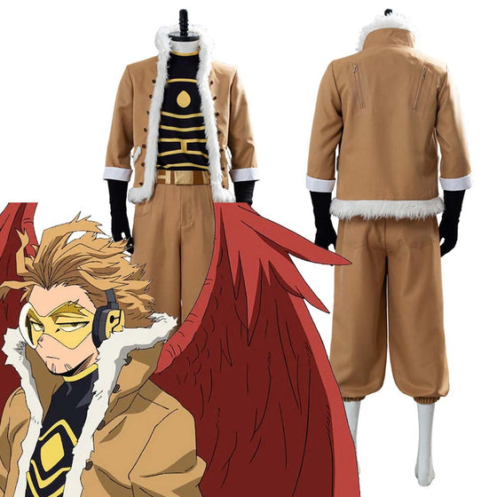 My Hero Academia Hawks Uniform Full Suit Halloween Cosplay Costume