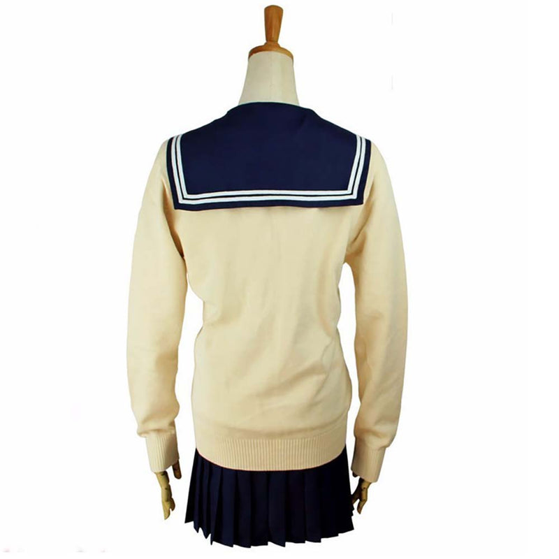 My Hero Academia Himiko Toga JK Uniform Cardigan Sailor Suit Cosplay Costume - Toysoff.com