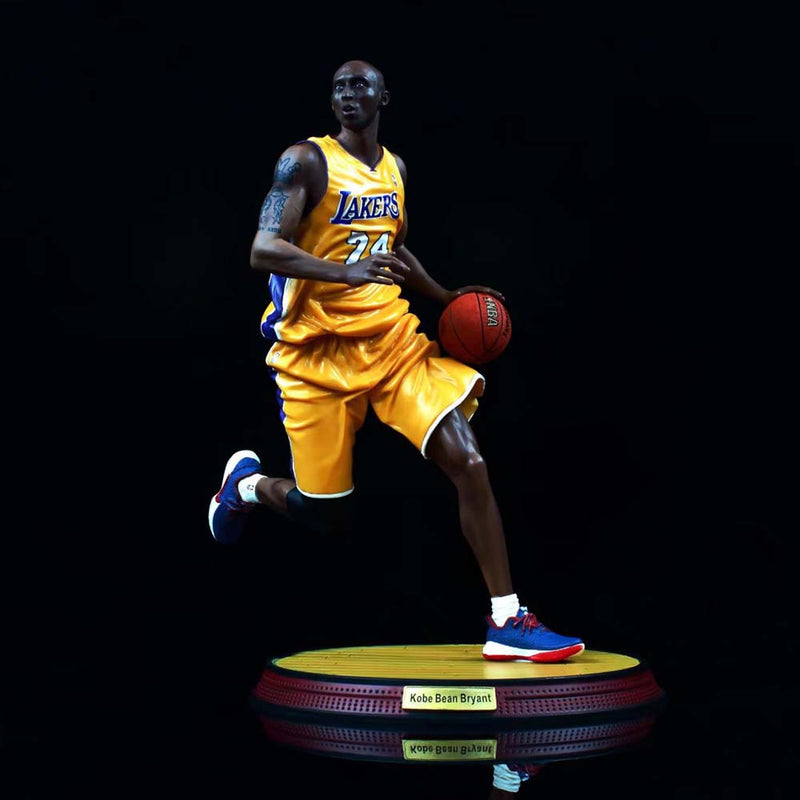 NBA Series 24 Dribble Kobe Bryant Action Figure Model Toy 33cm